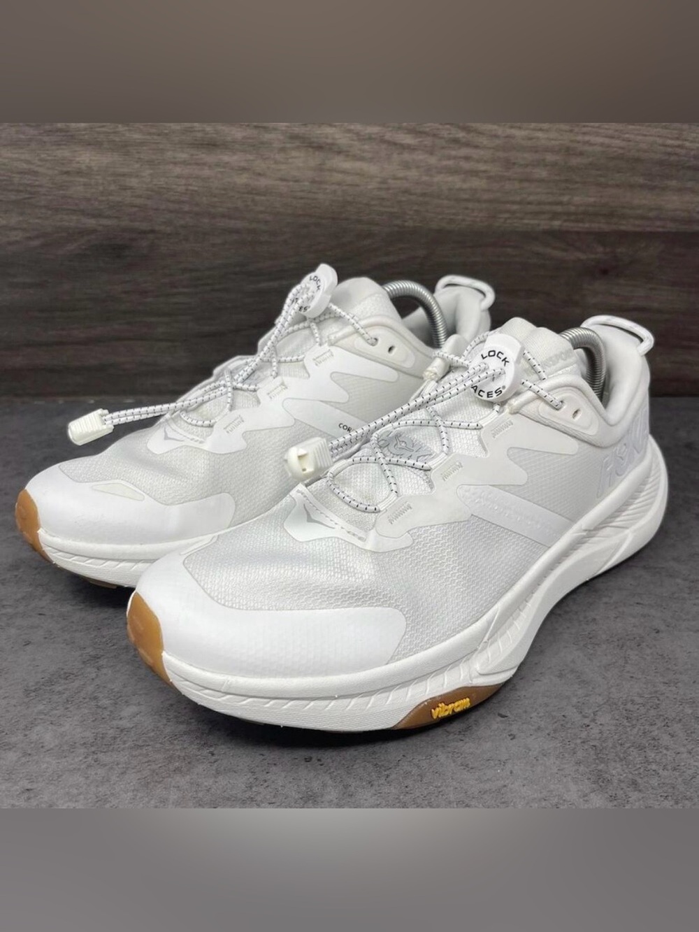 Hoka 💅 Transport Cordura Women’s Hiking Running Athletic White 1123154 WWH NEW - Picture 7 of 12